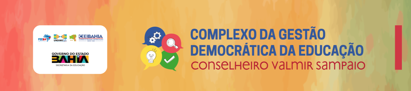 Banner Complexo da Gestão Democrática da Educação