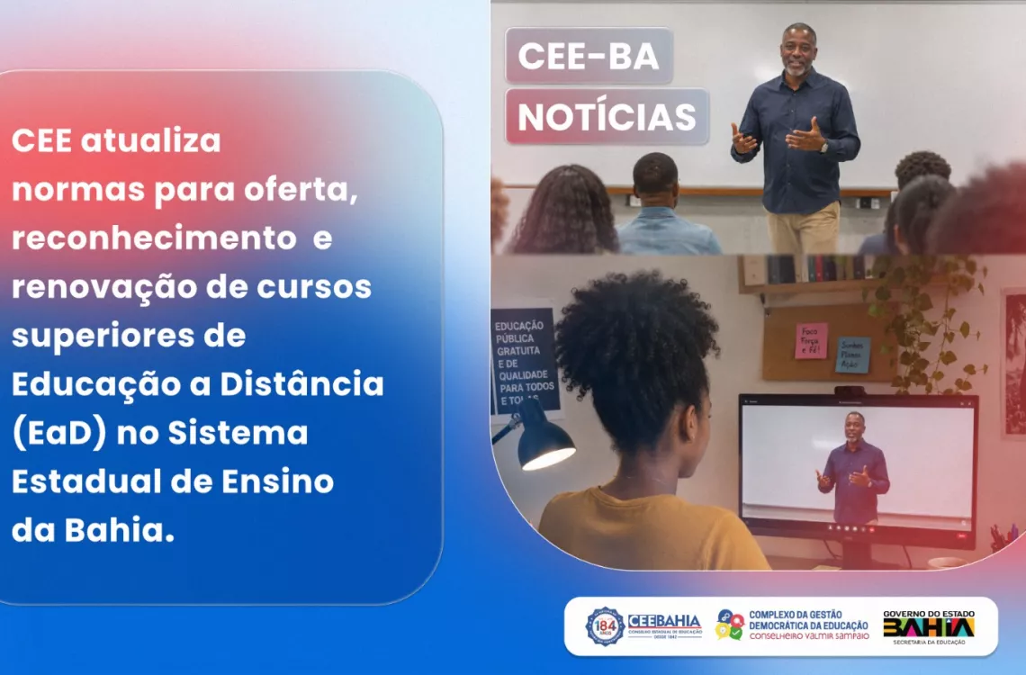 Reunião Plenária do CEE Bahia marca aprovação de nova resolução para o ensino superior EaD