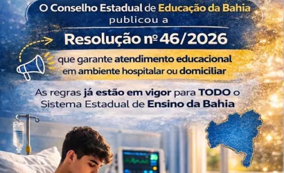 Conselho Estadual de Educação estabelece normas para atendimento educacional hospitalar ou domiciliar na Bahia