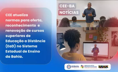 Reunião Plenária do CEE Bahia marca aprovação de nova resolução para o ensino superior EaD