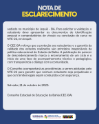 Nota de Esclarecimento ETEJ 2