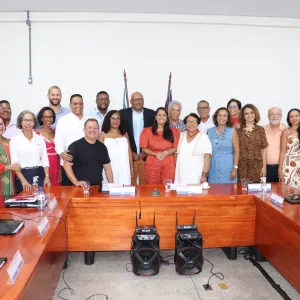 Conselheiros de Educação e Secretária Rowenna Brito