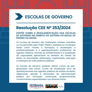Resolução CEE N°253/2024