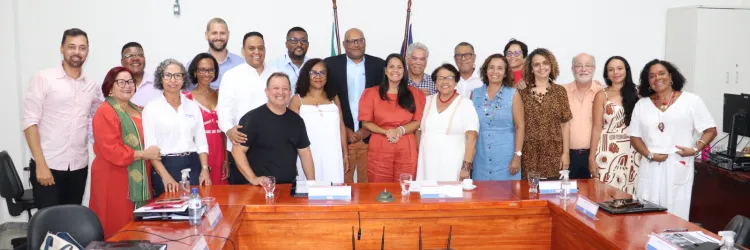 Conselheiros de Educação e Secretária Rowenna Brito