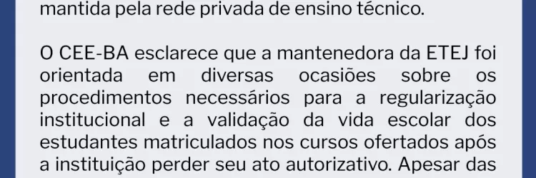 Nota de Esclarecimento 