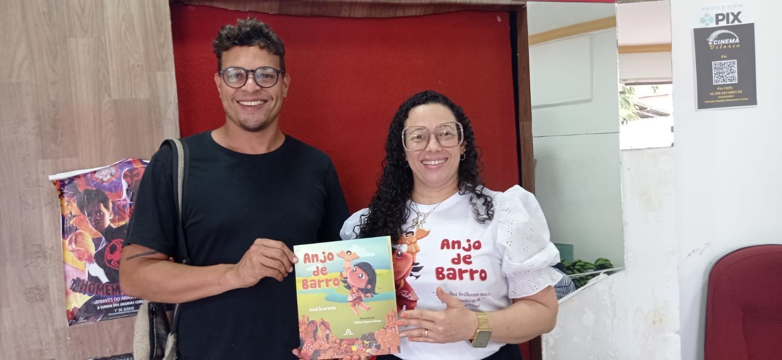 Eudaldo Monção Jr e Ionã e Scarante, diretores do videoclipe