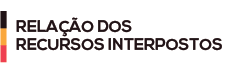 Relação dos Recursos Interpostos
