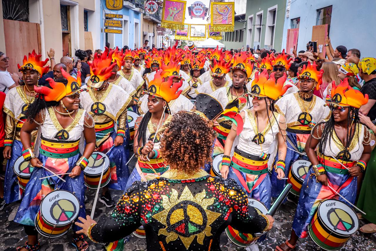 Olodum desfila nesta sexta-feira, no Pelourinho