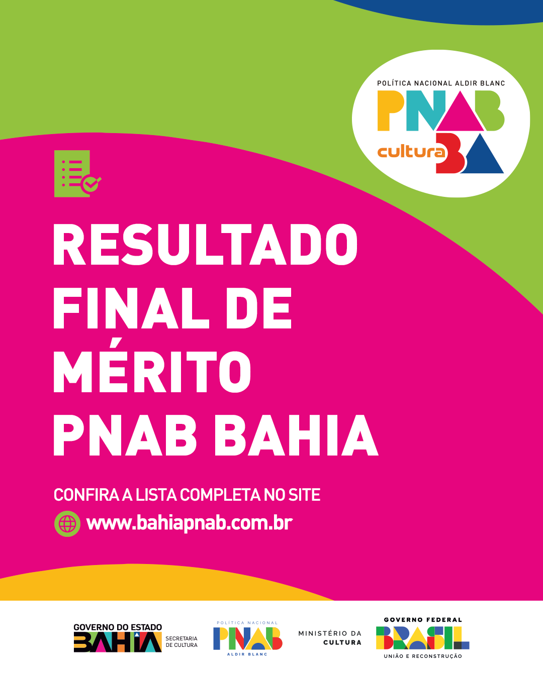 Resultado Final de Mérito PNAB