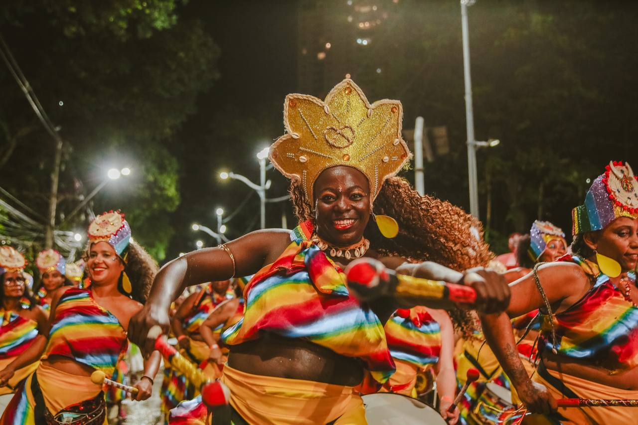 Beleza e criatividade são marcas do bloco