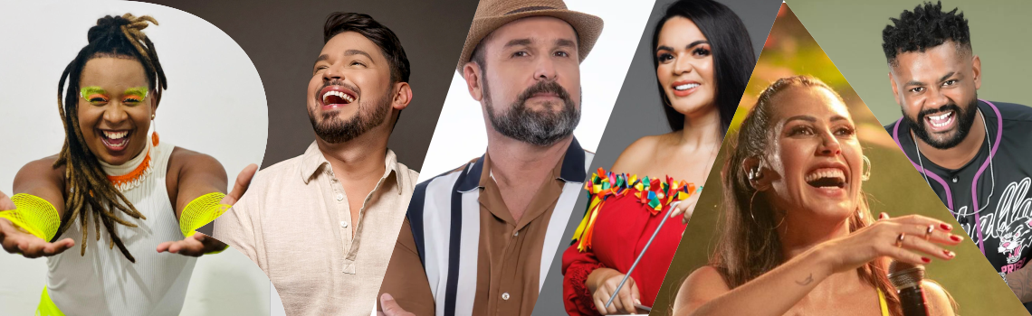 Amô Pelo Pelô: programação musical deste fim de semana reúne forró, samba, rock e axé music