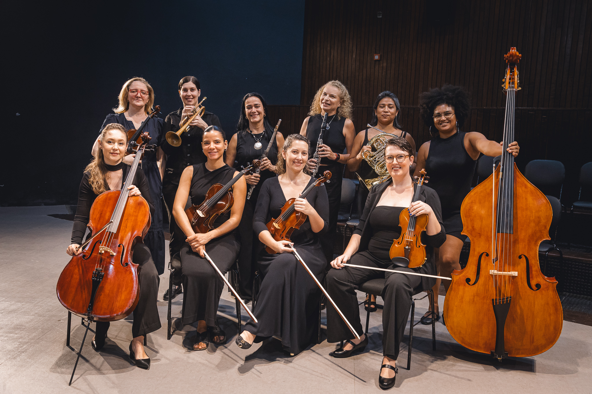 Grupo formado por mulheres instrumentistas da OSBA se apresenta nesta quinta-feira no Teatro do Goethe-Institut