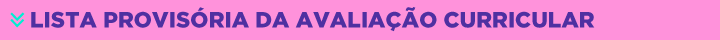 Lista Provisória
