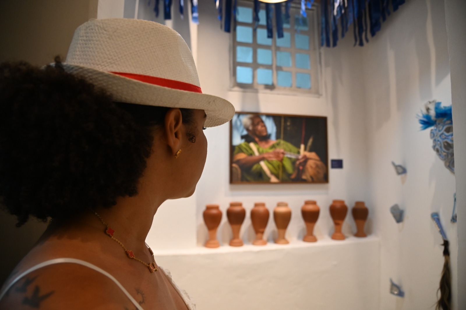 Espaço expositivo no Memorial das Matriarcas.