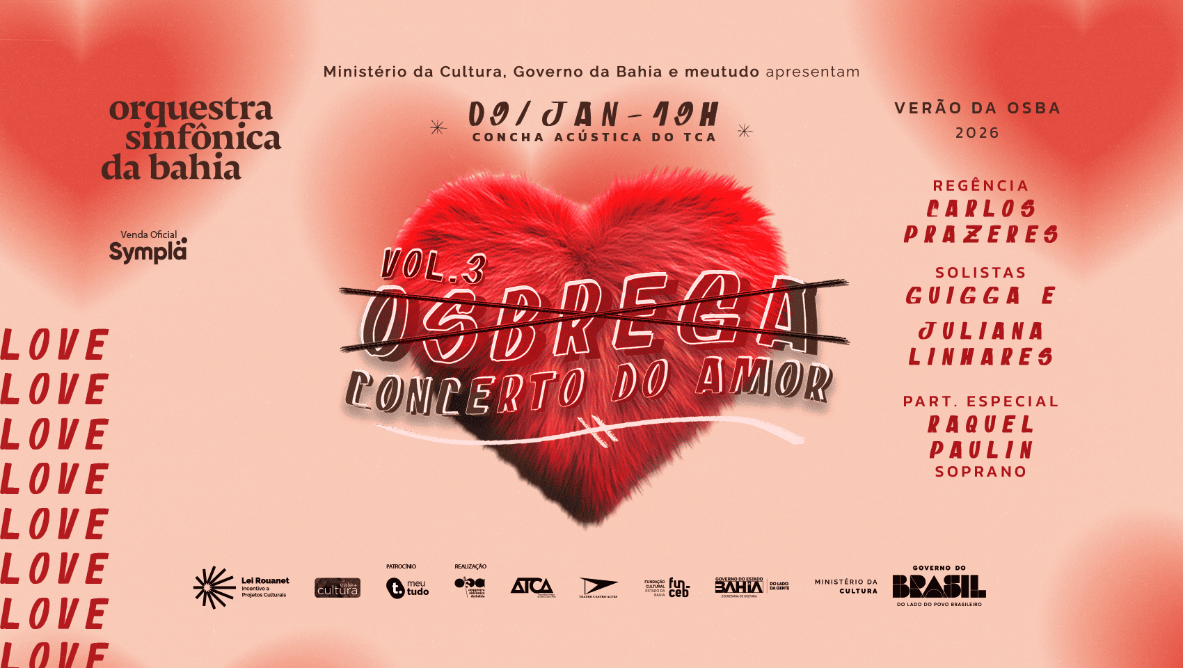 OSBA interpreta clássicos da música romântica no “O̶S̶B̶R̶E̶G̶A̶"