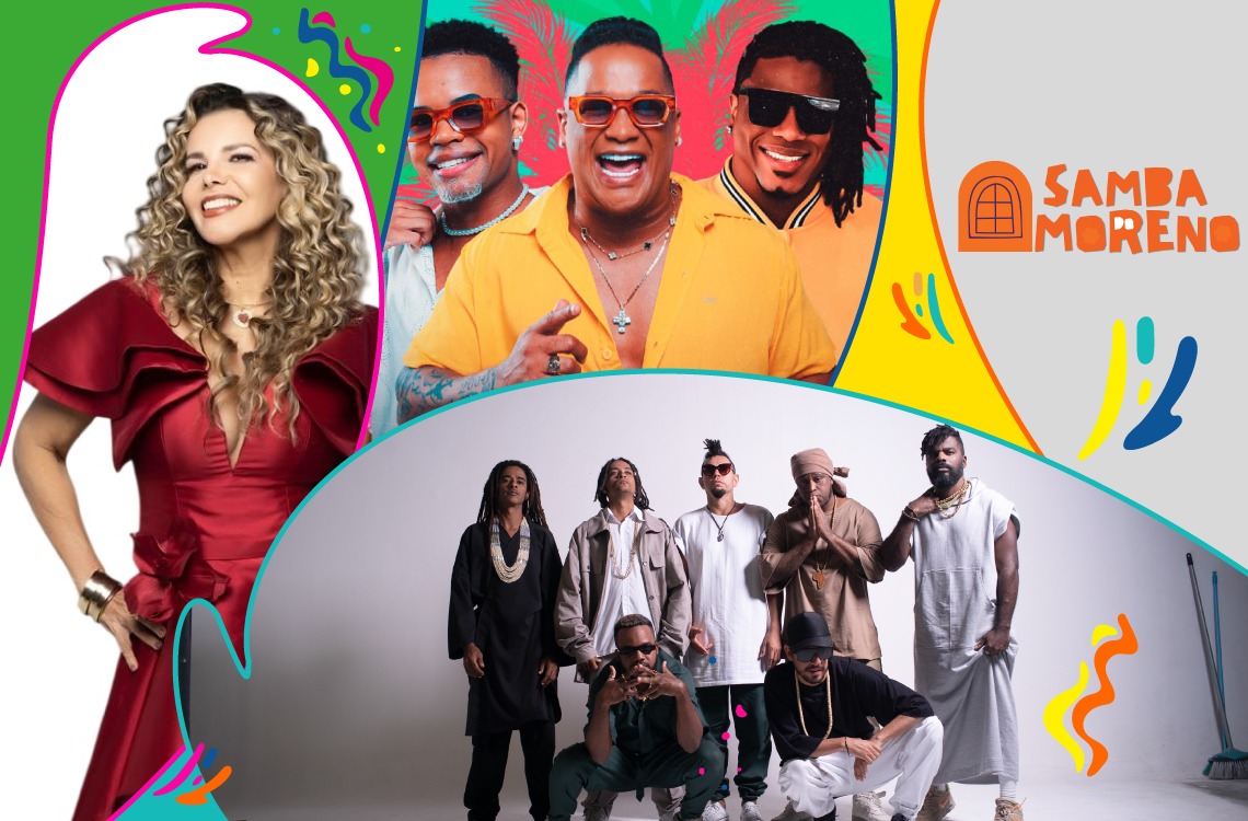 Samba, rap e axé music animam as ruas e largos do Pelourinho nesta sexta (16); Márcia Freire, O Quadro e o evento “Vem Verão” compõem a programação