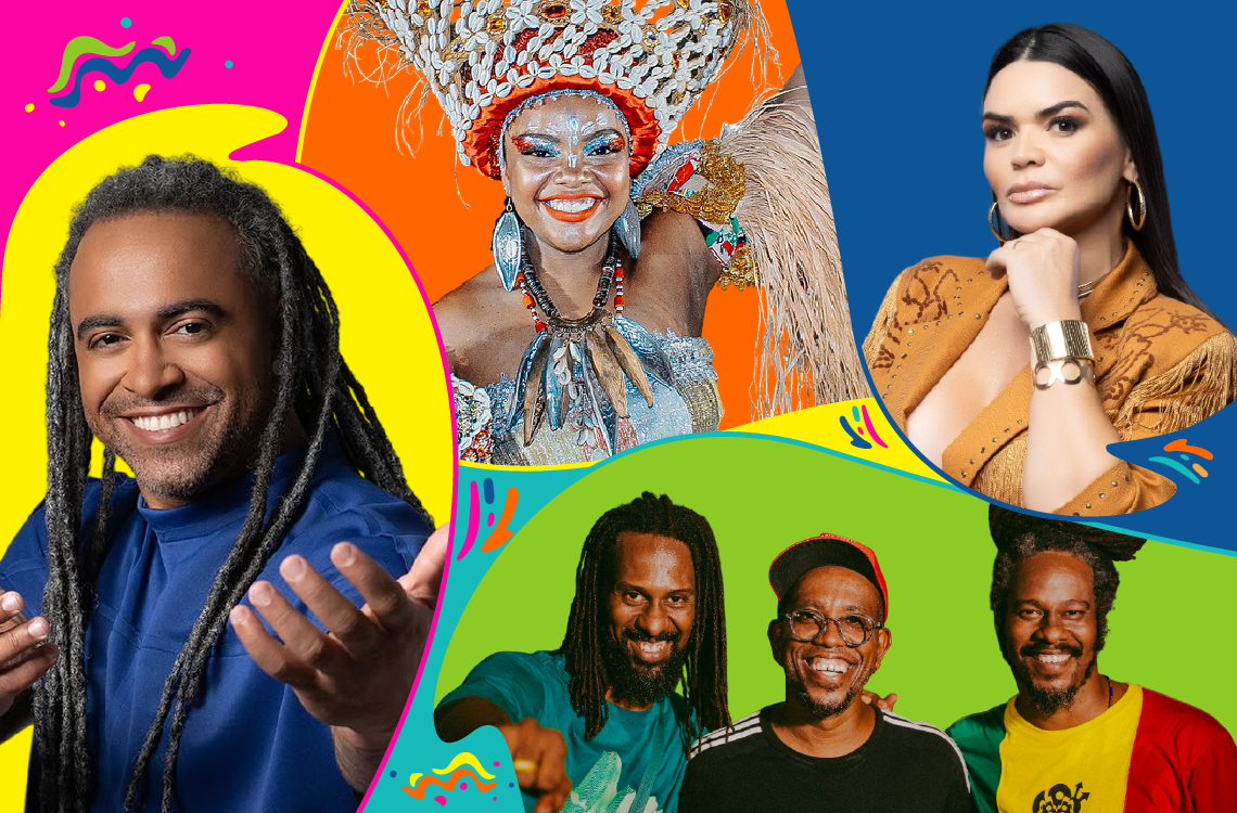 Programação gratuita no Pelô movimenta quinta (5) com Ara Ketu, Bankoma, Jeanne Lima e Ministereo Público; workshop promove experimentações percussivas 