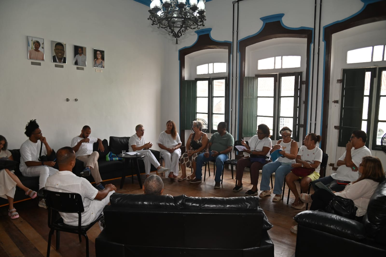 Reunião com comerciantes do Largo Pedro Archanjo