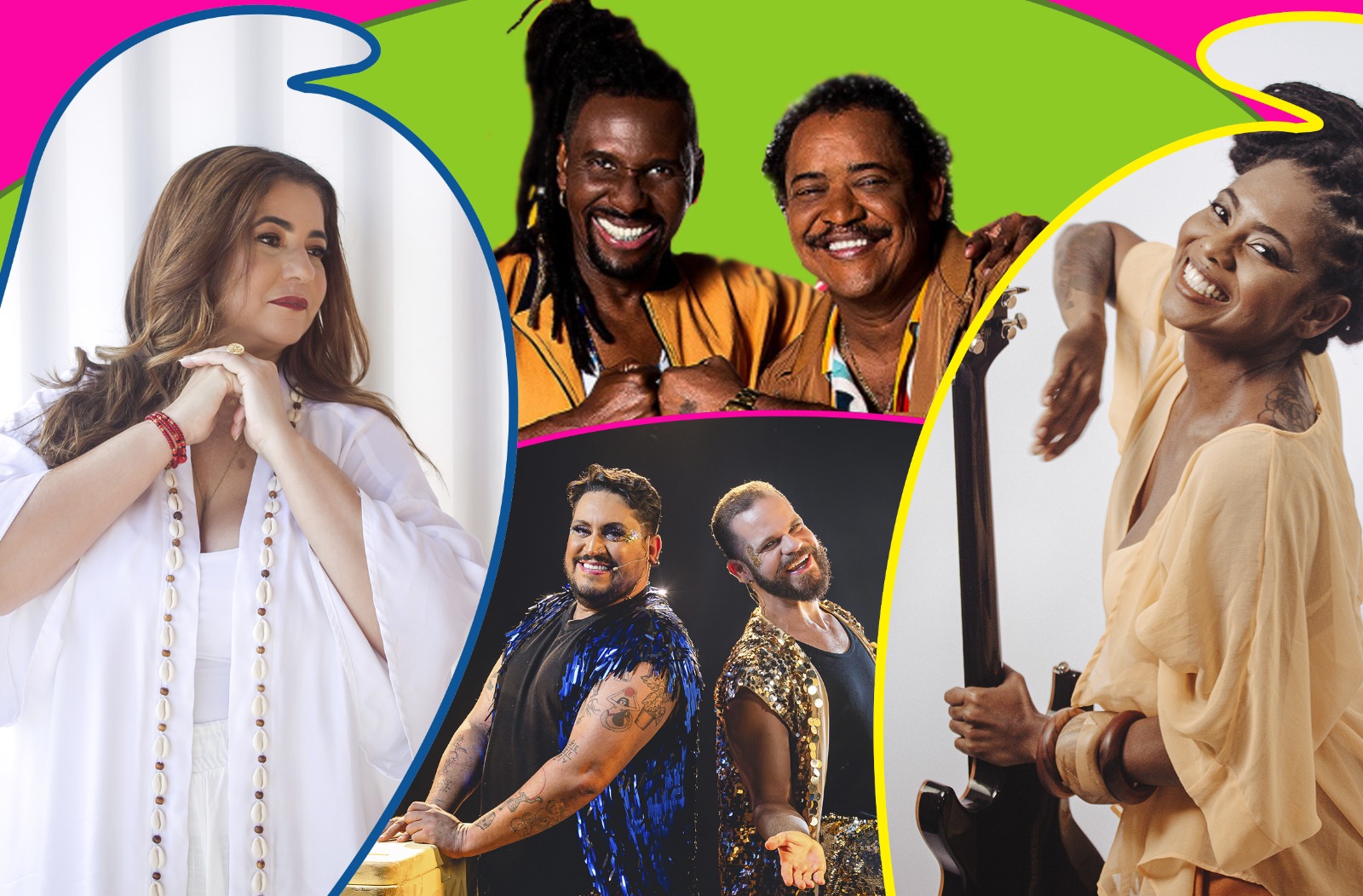 Espetáculo Chame Gente, Sátyra Carvalho, É o Tchan e Belô Velloso movimentam o Pelourinho nesta quarta (04)