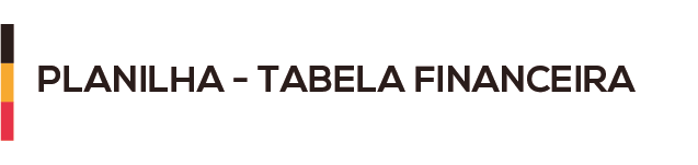 botão tabela financeira