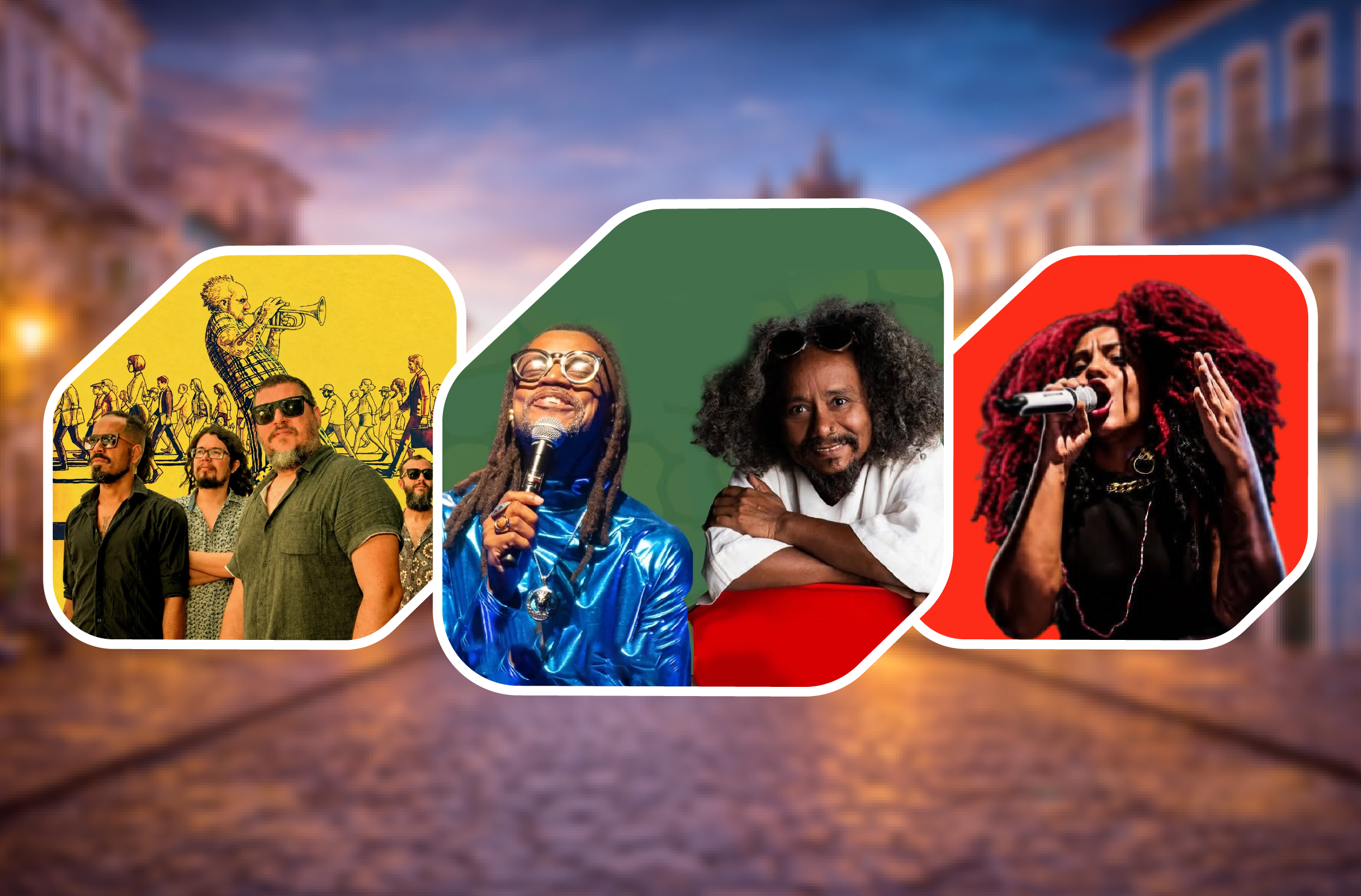 Show de Chico César, programação infantil, samba, rock, reggae e hip-hop