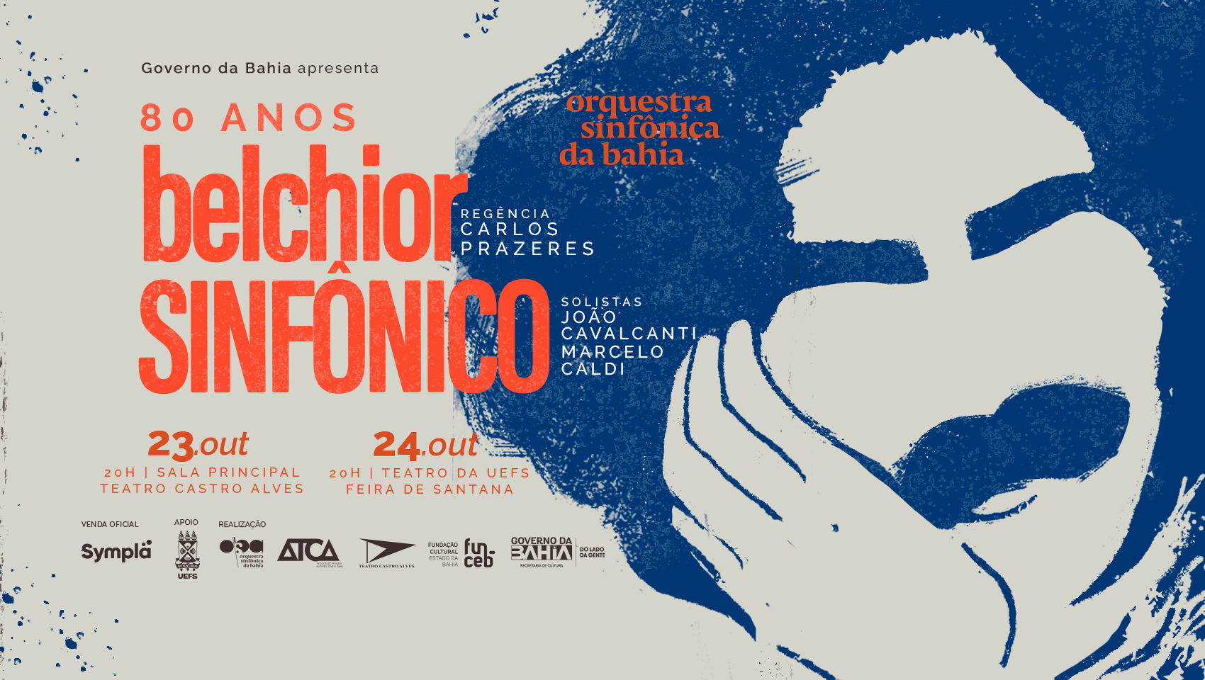OSBA celebra os 80 anos de Belchior com Concerto Sinfônico em Salvador e Feira de Santana
