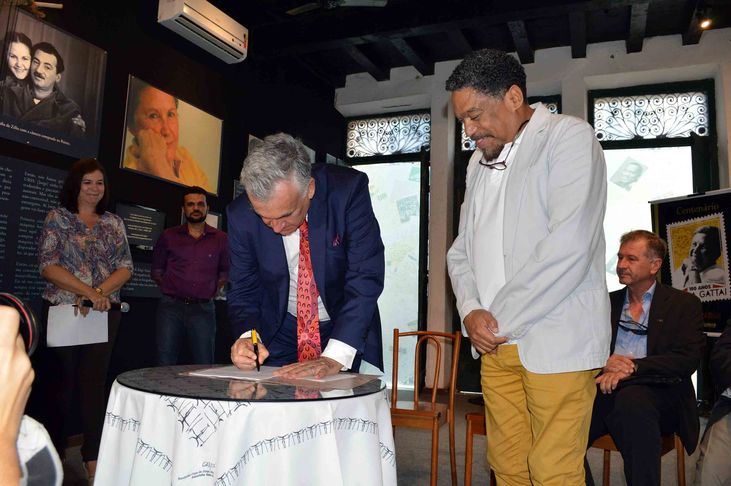 Assinatura Convênio Casa Zélia Gattai / Foto: Jefferson Vieira