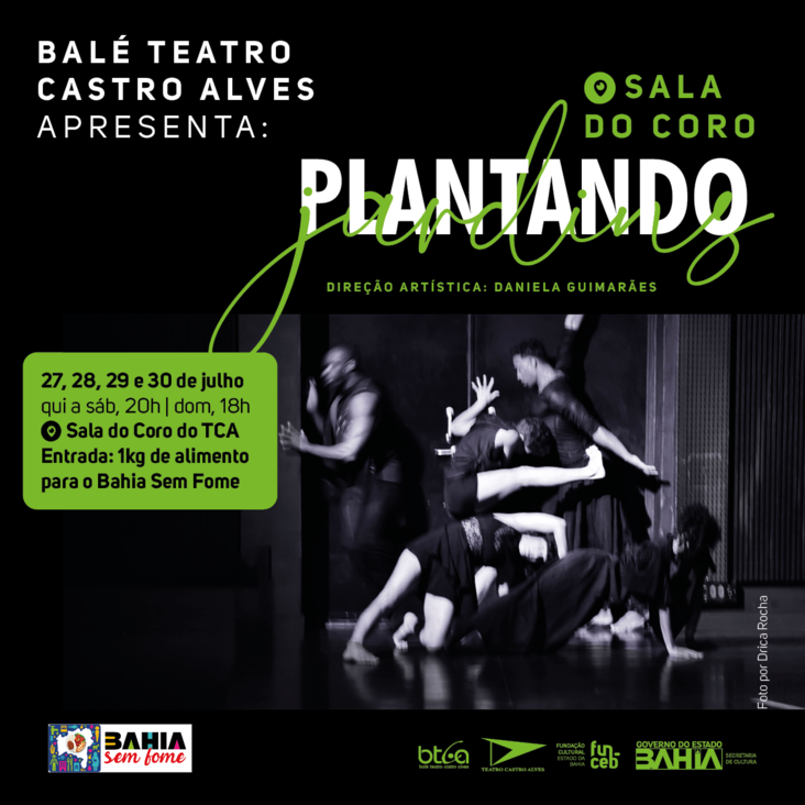 Card BTCA apresenta Plantando Jardins na Sala do Coro