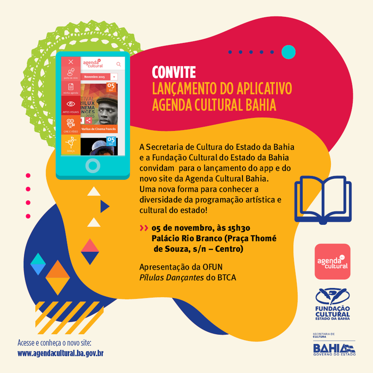 Novo aplicativo e site da Agenda Cultural