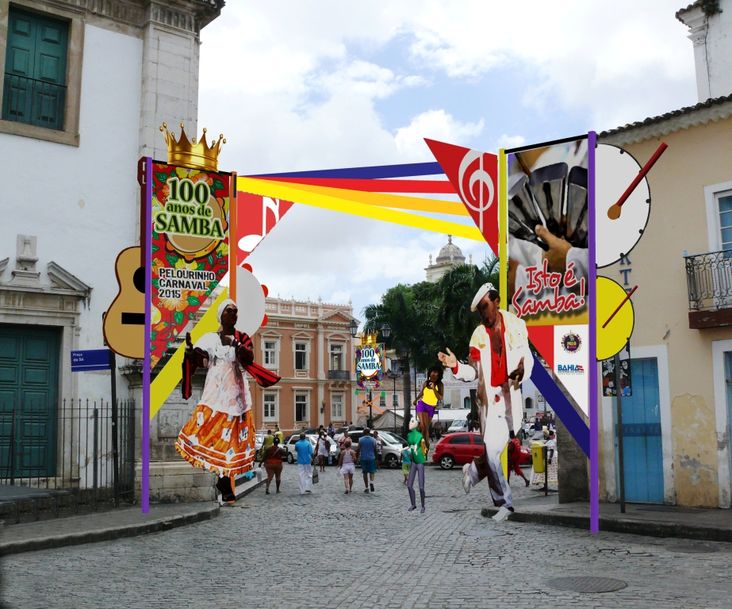 Decoração Pelourinho - Artista Ray Vianna