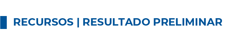Recursos Resultado Preliminar