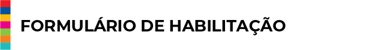 Formulário de Habilitação