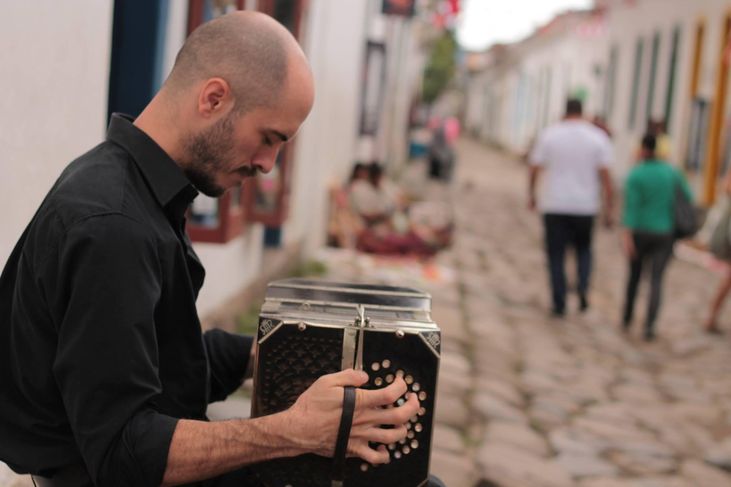 Martin Lima e seu bandoneon