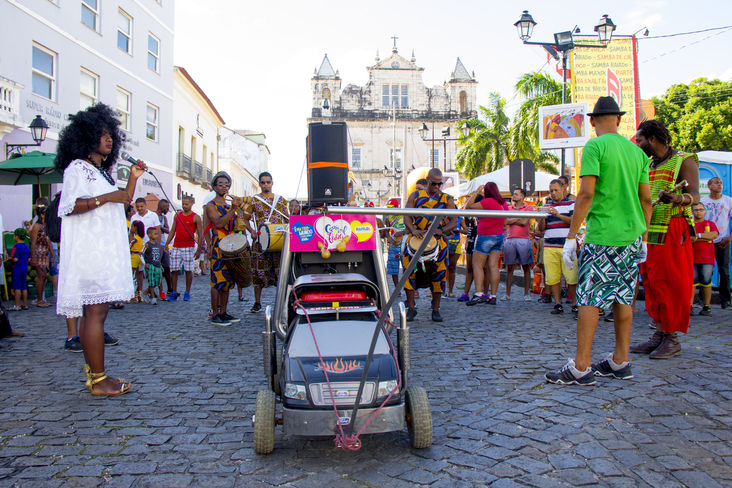 Microtrio Arrastão Multicultural Guiné-Bahia / Foto: Sidney Rocharte