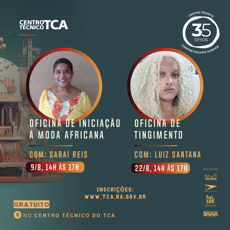 Oficinas do Centro Técnico em agosto