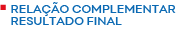 Portaria 033 - Relação Complementar Resultado Final