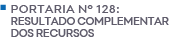 Resultado Complementar do Recurso