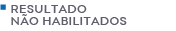 Resultado - Não Habilitados