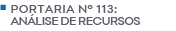 Análise de Recurso - Portaria113