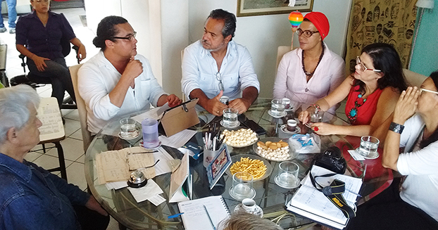 Projeto Axé em reunião com IPAC e FUNCEB