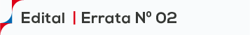 Edital Errata nº 2