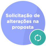 Solicitação de alterações na proposta