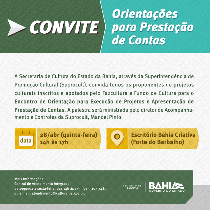 Prestação de Contas 28 de abril