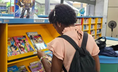 Imersão cultural do Programa Bahia pela Paz conecta jovens ao universo da leitura na Biblioteca Central da Bahia