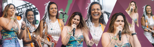 Show do grupo As Nandas no Pelourinho