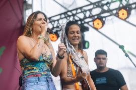 Show do grupo As Nandas no Pelourinho