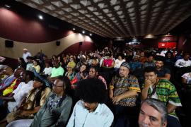 Sessão especial de cinema com exibição do filme Malês