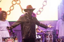 Jau foi convidado do Cortejo Afro em show na Praça das Artes Mestre Neguinho do Samba