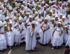 Baianas reunidas na Lavagem do Bonfim 2026
