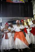 Bloco apresentou cortejo marcado pela força da dança afro, da musicalidade e da ancestralidade